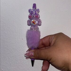#53 Purple fluffy Bear Pen
